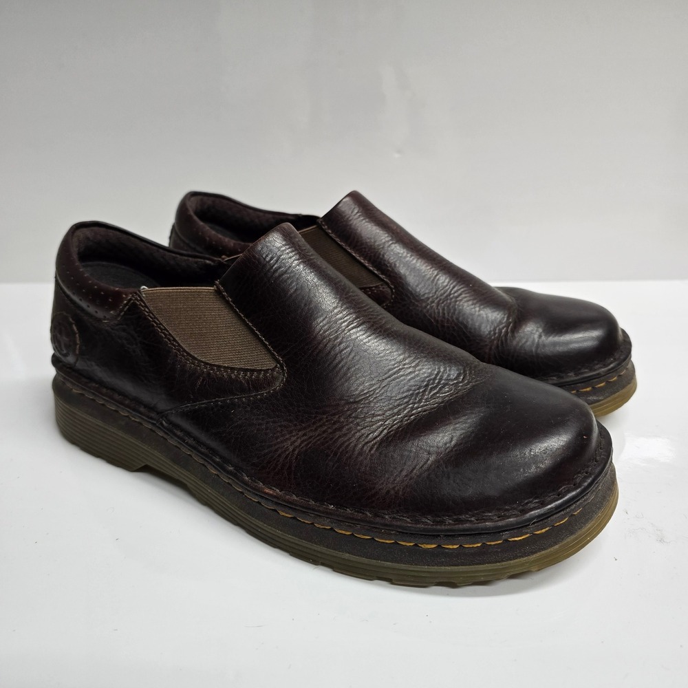 Dr. Martens Orson Loafers Mens 9 Brown Leather Slip On Grunge Preppy Casual